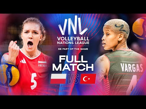 Poland 🇵🇱 Vs Türkiye 🇹🇷 - Quarter Finals | 2024 VNL - Full Match