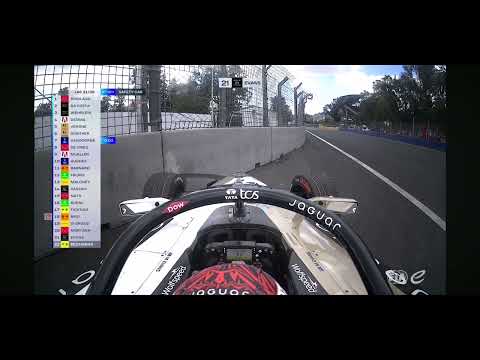 Formula E Mexico City 2025 Mitch Evans Crash 