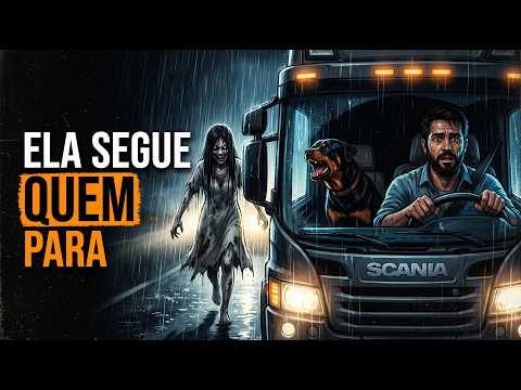 2h47 da Madrugada na BR-116: A Coisa que Segue Seu Caminhão e NÃO Para