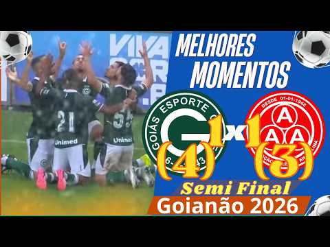 Verdão IN THE FINAL! Goiás (4) 1 x 1 (3) Anapolina | Highlights Goianão 2026
