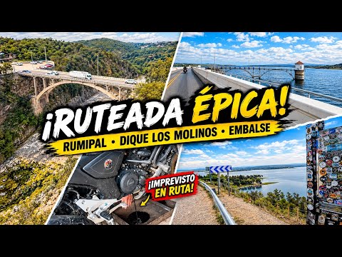 🏍️ EMBALSE, UNA MARAVILLA DE CÓRDOBA 🤯 | CURVEANDO EL DIQUE LOS MOLINOS DESDE RUMIPAL 🔥