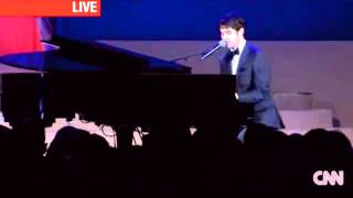 Darren Criss singing "When You Wish Upon A Star" at the Inaugural Ball