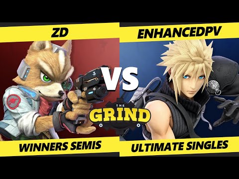 The Grind 188 Winners Semis - ZD (Wolf) Vs. enhancedpv (Cloud) Smash Ultimate - SSBU