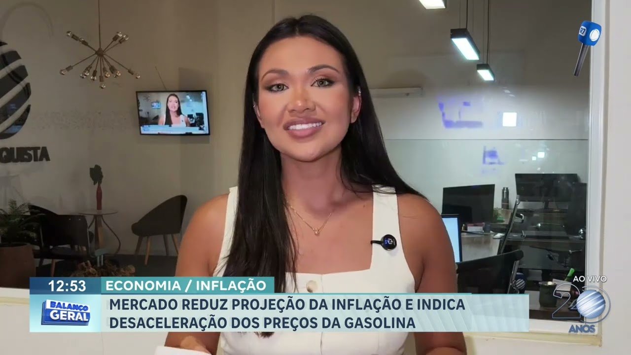 Mercado reduz projeção da inflação e aponta desaceleração nos preços da gasolina