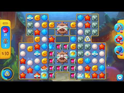 Fishdom 6221 Level - 17 moves - NO BooSTERS