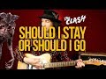 The Clash - Should I Stay Or Should I Go (Разбор на гитаре - Уроки игры на гитаре Первый Лад)