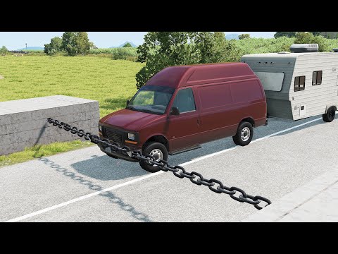 Mobil vs Chain #2 - BeamNG Drive