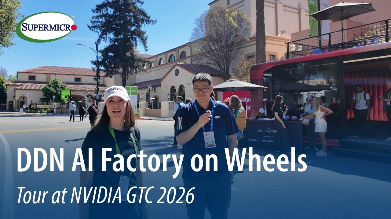 DDN AI Factory on Wheels Tour at NVIDIA GTC 2026