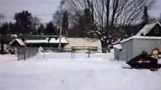 Snowmobile trail report Old Forge