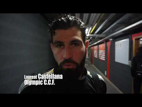 Laurent Castellana , capitaine Olympic Charleroi, après Tubize