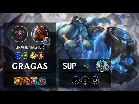 Gragas Support vs Karma - EUW Grandmaster Patch 11.20