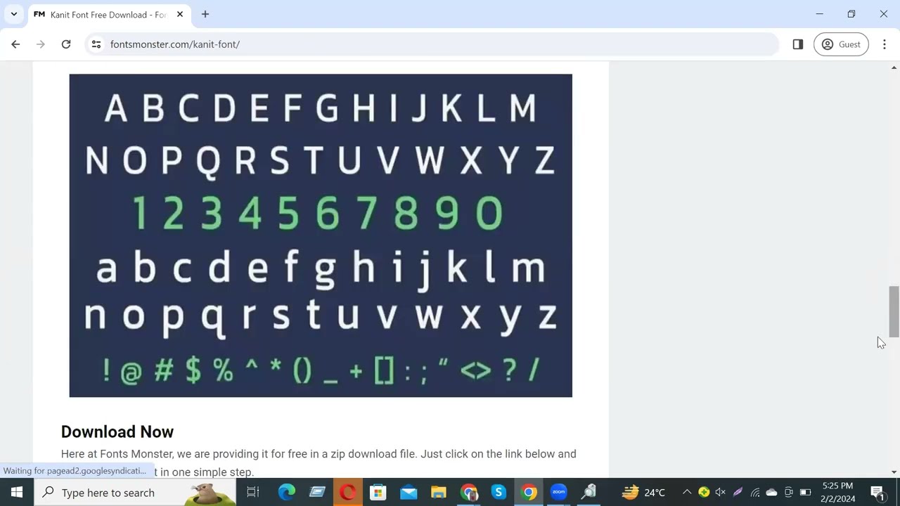 How to download and install Kanit Font Free Download #viral #trending