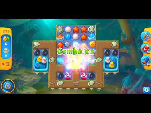 Fishdom. 5762 level no boosters and diamonds