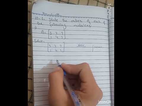 Business Mathematics class i com part 1 chapter 10 question 1 / find order / order kasa find kartay