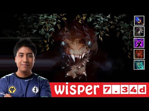 [DOTA 2] EG.Wisper the PRIMAL BEAST [OFFLANE] [7.34d]