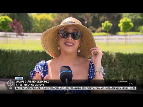 100. Magyar Derby az M1 Híradójában