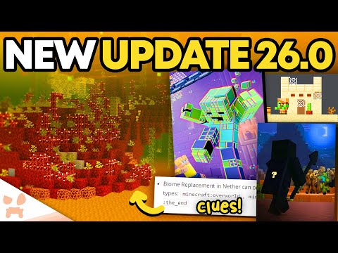 NEW MINECRAFT 26.0 OVERHAULS ARE HERE: MULTIPLAYER & MOB REVAMPS + NEW NETHER BIOME?!