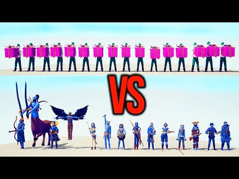 PRESENT ELF TEAM vs RANGED TEAM #31 | TABS - Totally Accurate Battle Simulator