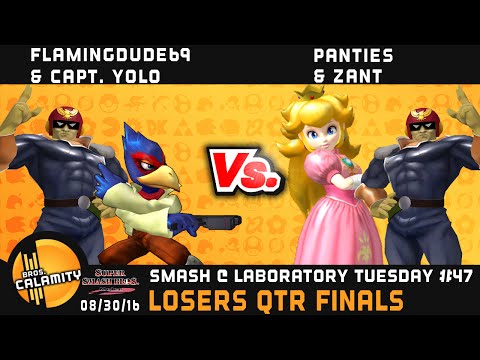 S@LT #47 | Capt. Yolo & FlamingDude69 vs Panties & Zant - Losers Qtr Finals - SSBM Doubles