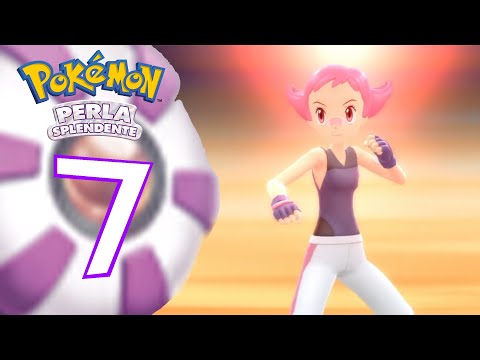 Pokemon Perla Splendente ITA episodio 07 - Marzia Capopalestra Lotta