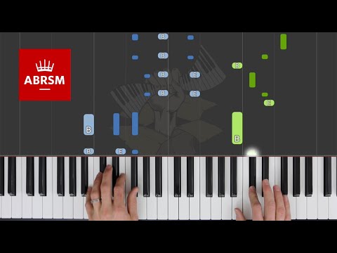 Teasing Song / ABRSM Piano Grade 4 2021 & 2022, C:1 / Synthesia Piano tutorial