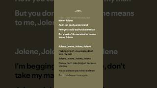 Jolene - Dolly Parton (Lyrics)