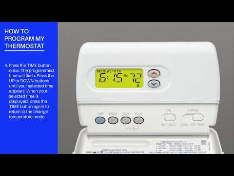 White-Rodgers Classic 80 Series - 1F80-361 - How Do I Program My Thermostat
