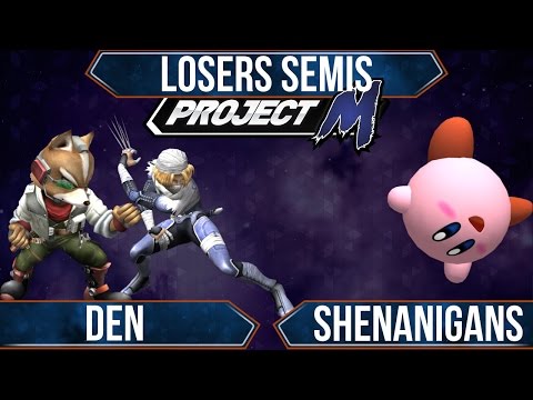 RTSII - Shenanigans (Kirby) vs Den (Sheik, Fox) - Project M Losers Semis