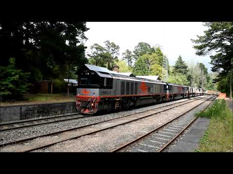 SCT Logistics with 6 Locomotives on 6PM9 28/11/22 Nairne and Mt Lofty, South Australia