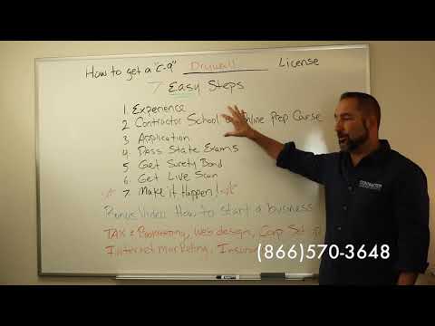 How to get a Drywall Contractor Licence (C-9)