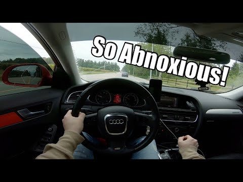 B8 A4 Stage 2 Tune W/ INSANE Crackles! - POV Drive