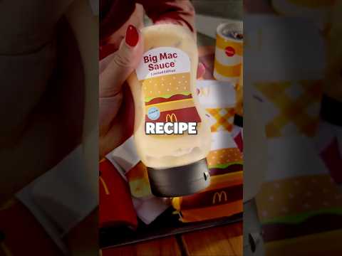 McDonald's BigMac Sauce Got LEAKED 🍔🍟
