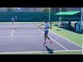 Roger Federer & Stefan Edberg | IW Court Level Practice 3.8.14