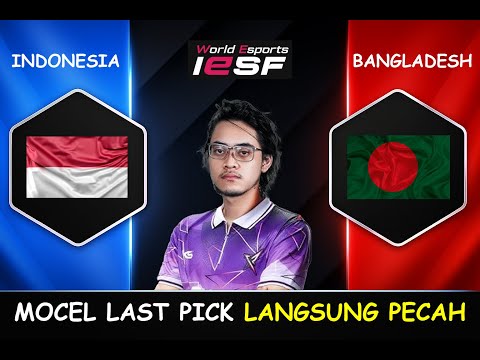 DREAMOCEL LAST PICK IMMEDIATELY BROKEN - INDONESIAN NATIONAL TEAM VS BANGLADESH IESF WC 2025 DOTA 2