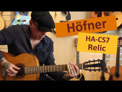 Höfner HA-CS 7 Relic Acoustic Guitar | Played by The Bluestramp | Musik Bertram