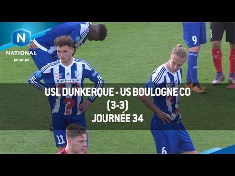 J34 : USL Dunkerque - US Boulogne CO (3-3), le résumé