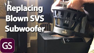 Replacing Blown SVS PB4000 Subwoofer Driver