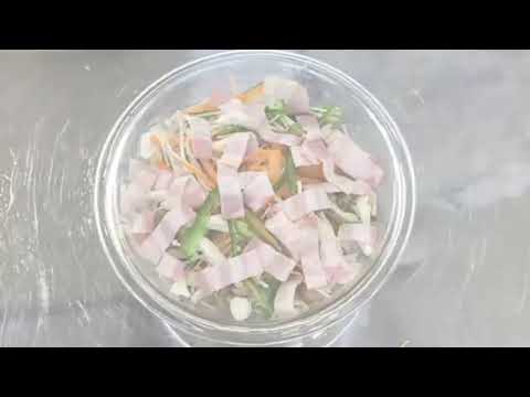 国際文化学科 野菜ときのこのレンジ蒸し