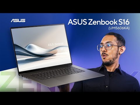 ASUS Zenbook S 16 OLED (2025) with Touch Screen, Backlit Keyboard