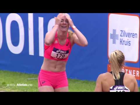 ASICS NK Atletiek 2016 100 m Horden finale