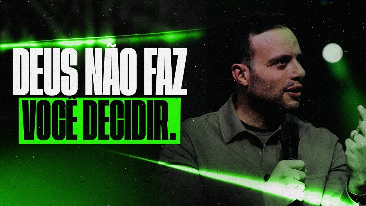DEUS NÃO FAZ VOCÊ DECIDIR | Eduardo Gonçalves