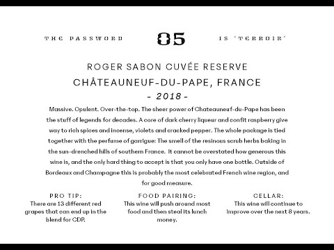 Roger Sabon Cuvée Reserve Châteauneuf-du-Pape 2018