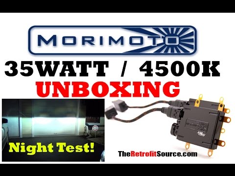 MORIMOTO HID 35w 4500k UNBOXING & Night Test