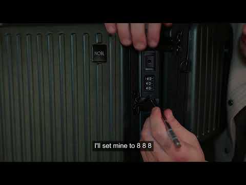 NOBL Duo Carry - How To Reset TSA Lock & Unlock The Detachable Bag