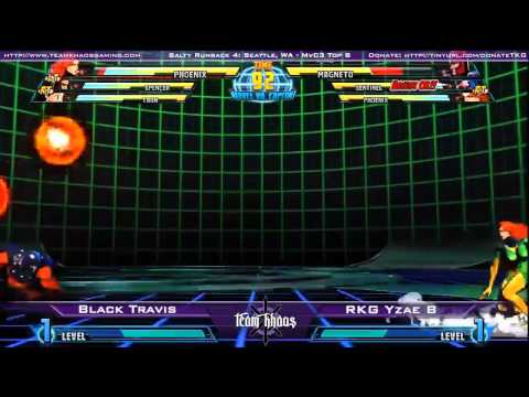 Salty Runback 4 MvC3 Singles Top 8 - Black Travis vs RKG Yzae B - LF
