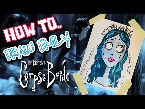 Halloween 'How to draw' | Emily, the Corpse Bride!