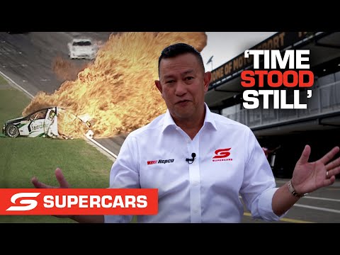Facing the inferno: Dr Carl recalls Reindler fire - Bunnings Trade Perth SuperNight | Supercars 2022