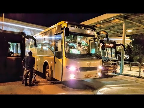 KSRTC FlyBus Departing From Bengaluru Airport | Volvo B9R With Engine Sound | KIA | #RCBuses | India Video
