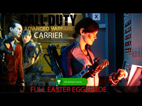 CARRIER - FLOTSAM & JETSAM ACHIEVEMENT / TROPHY GUIDE (Advanced Warfare Exo Zombies)