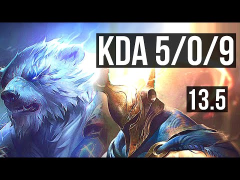 VOLIBEAR vs PANTHEON (JNG) | 5/0/9 | KR Diamond | 13.5